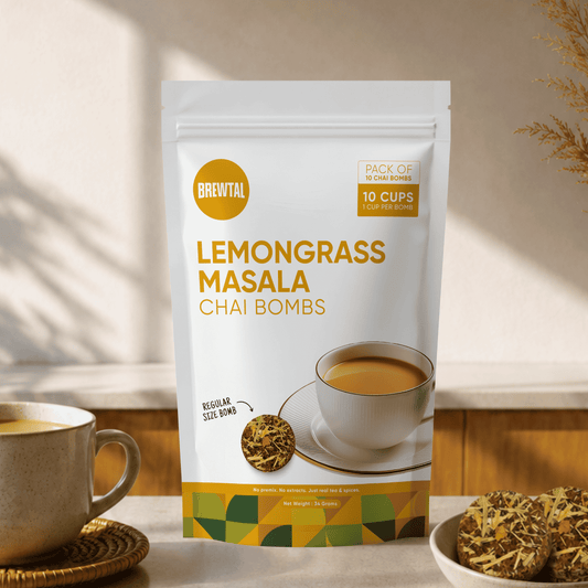 Lemongrass Masala Chai Bomb